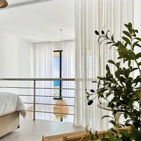 Elli Azure Loft & 2-floor Boho Duplex With Rooftop Terrace & Infinity View *